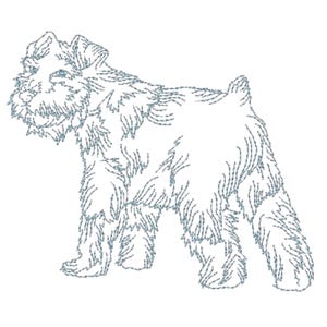 Schnauzer Dogs 10 Machine Embroidery Designs. Mixed 4X4 and 5X7 Hoop Digital DDownload image 9