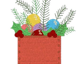 Christmas-Arragnments ( 8  Machine Embroidery Designs from ATW ) 4X4 Hoop