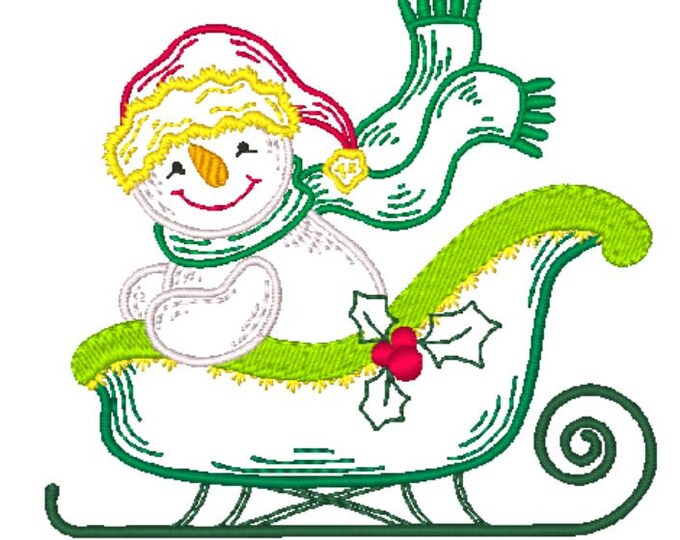 Multiline-Snowmen Machine Embroidery Designs