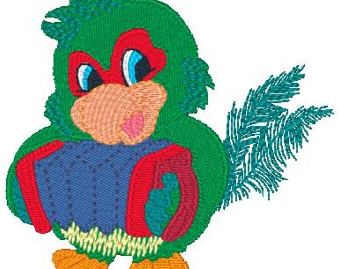 Musical-Parrots. ( 10 Machine Embroidery Designs from ATW )