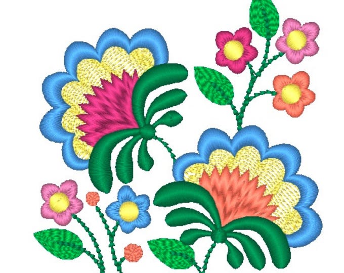 Jacobean Pocket Toppers  ( 10 Machine Embroidery Designs) 4X4 Hoop