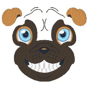 Smiling Dogs   Machine Embroidery Designs