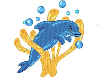 Timmy The Dolphin  Machine Embroidery Designs