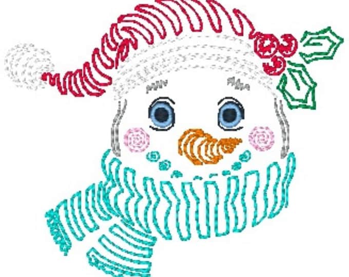 Zig-Zag Christmas Friends CMM  10 Machine Embroidery Designs 4X4 Hoop Instant Download