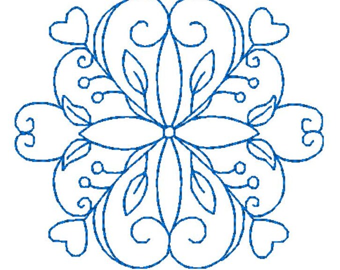 Natural Ornaments  (10 Machine Embroidery Designs) 4x4 Hoop