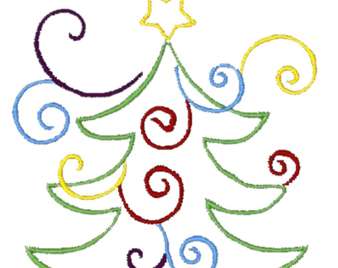 Art Deco Christmas ( 10 Machine Embroidery Designs by ATW) 4X4 Hoop