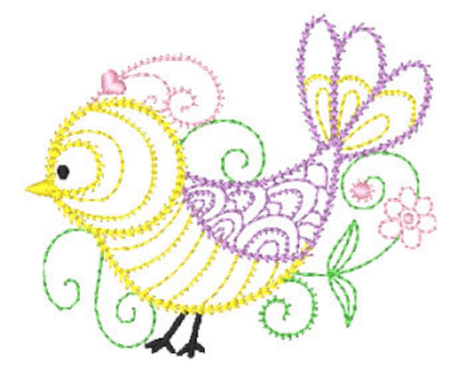 Ornamental Birds  Machine Embroidery Designs