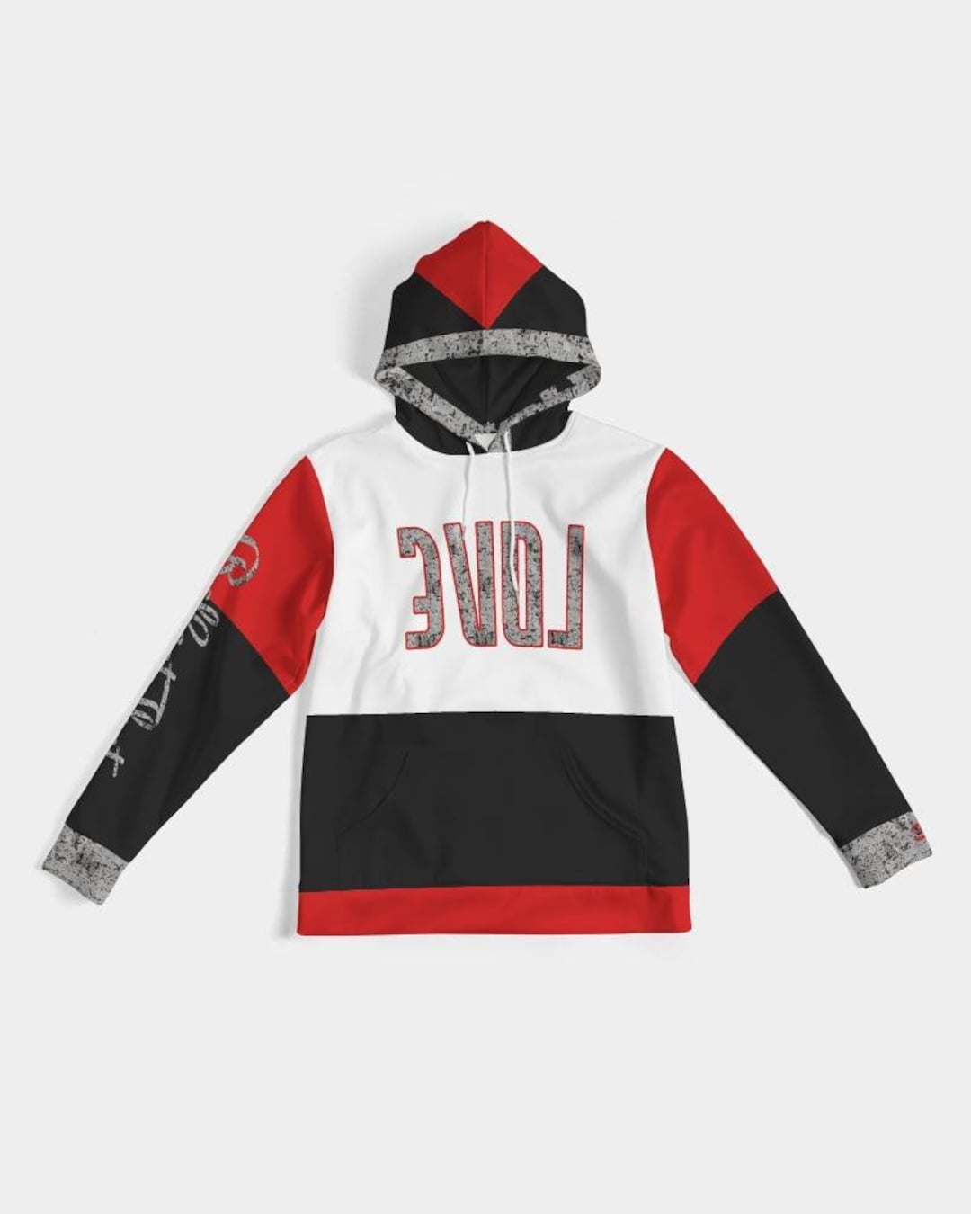 Hoodie to Match Red Cement Jordan Christian Streetwear Bible