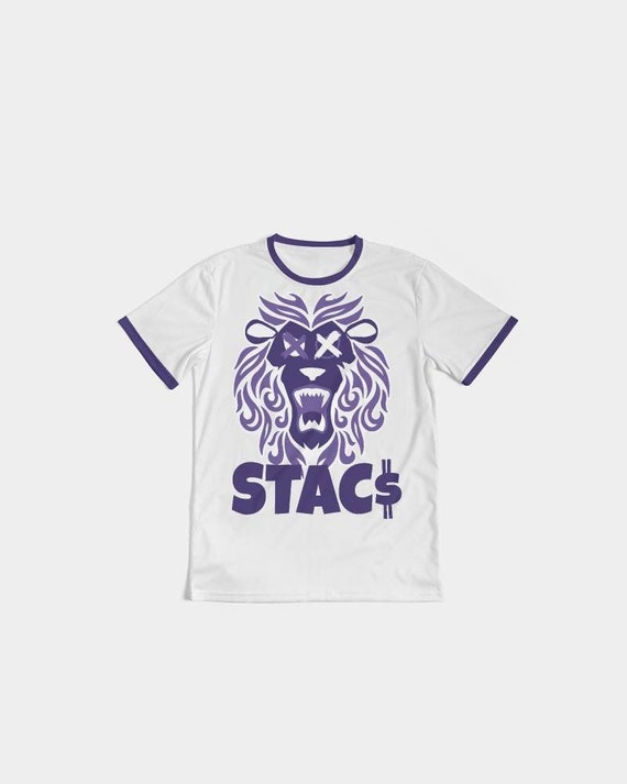 jordan 4 purple metallic shirt