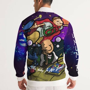  Members Only Men's Spacejam Galaxy Midweight Jacket (Navy,  Small) : Clothing, Shoes & Jewelry