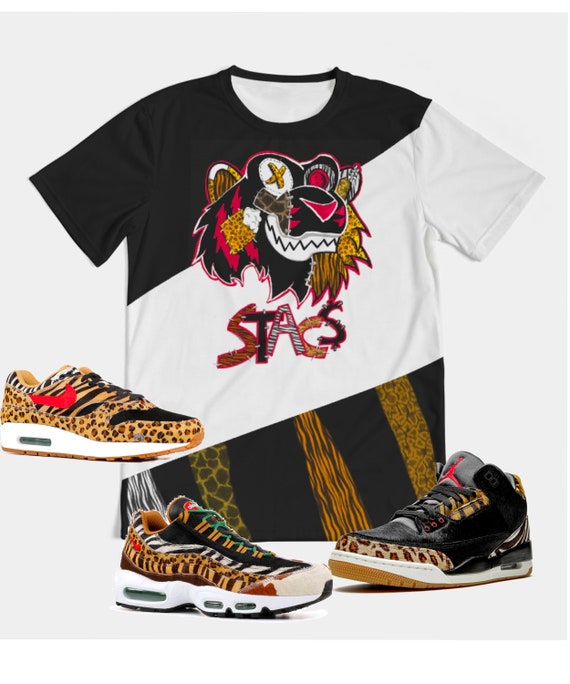 Animal Instinct T Shirt Made to Air Jordan 3 & Nike - Etsy