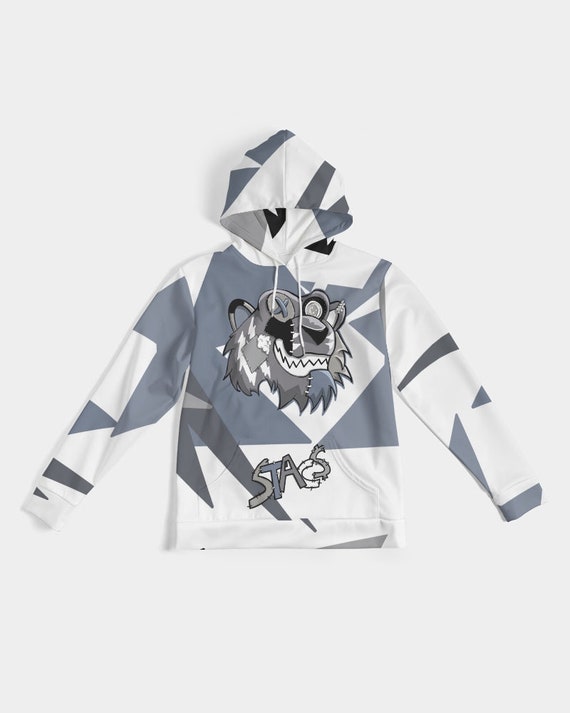 Cool Grey 11 Air Jordan All Over Print Hoodie Sneaker Match Retro 11 Cool Grey Hoodies by STACS Etsy UK