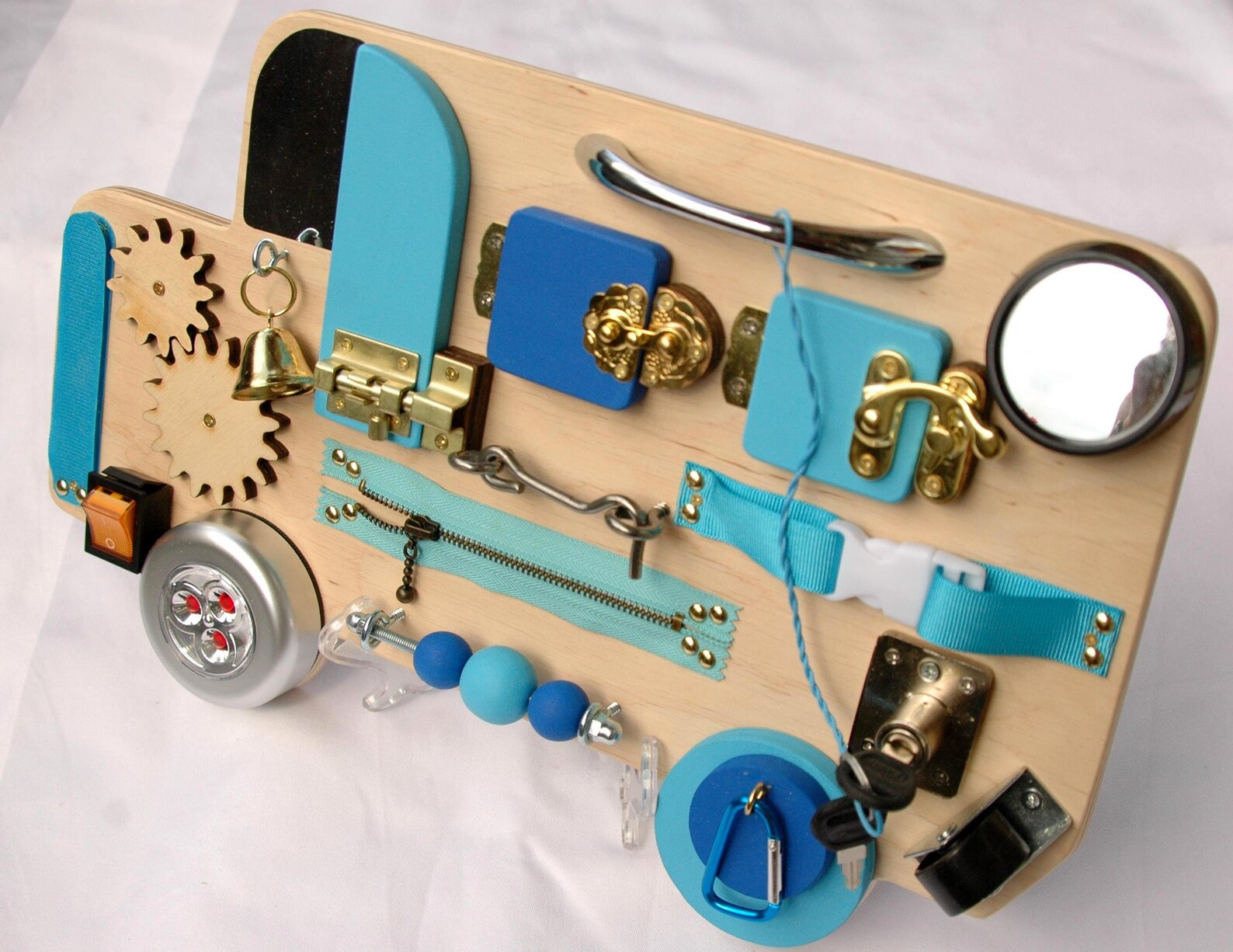 Busy Board for 2 Year Old Christmas Gift for Busy Toddler Etsy