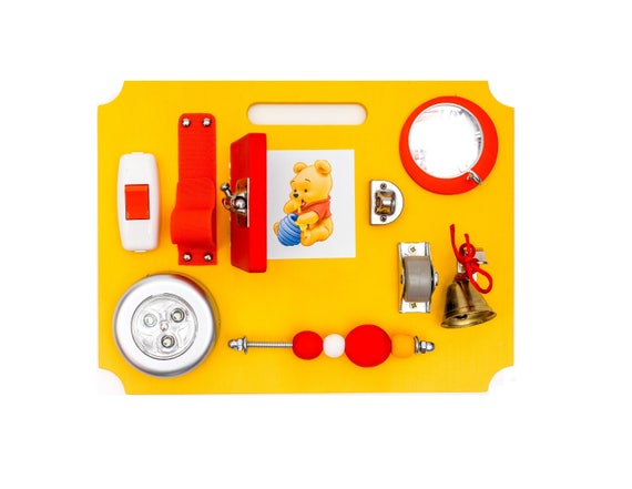 buckle toy busy board