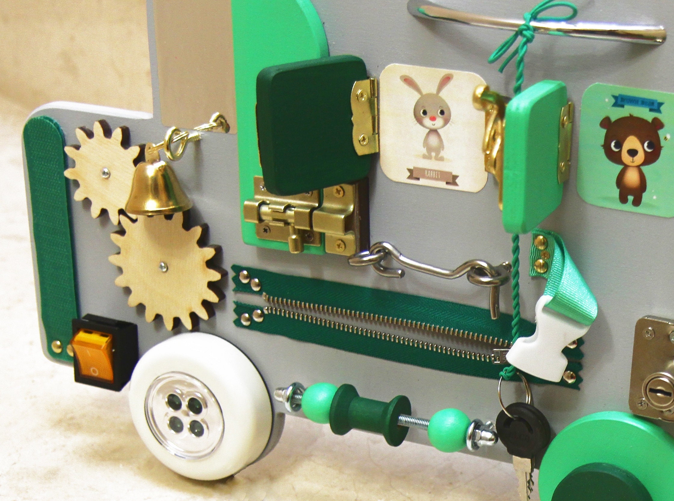 Toy for Travel Activity Board Toy for Trip Toddler Busy Etsy UK