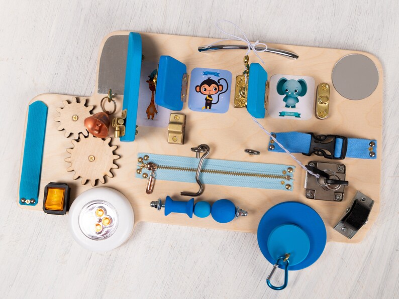 Busy Board for 2 Year Old Christmas Gift for Busy Toddler Etsy