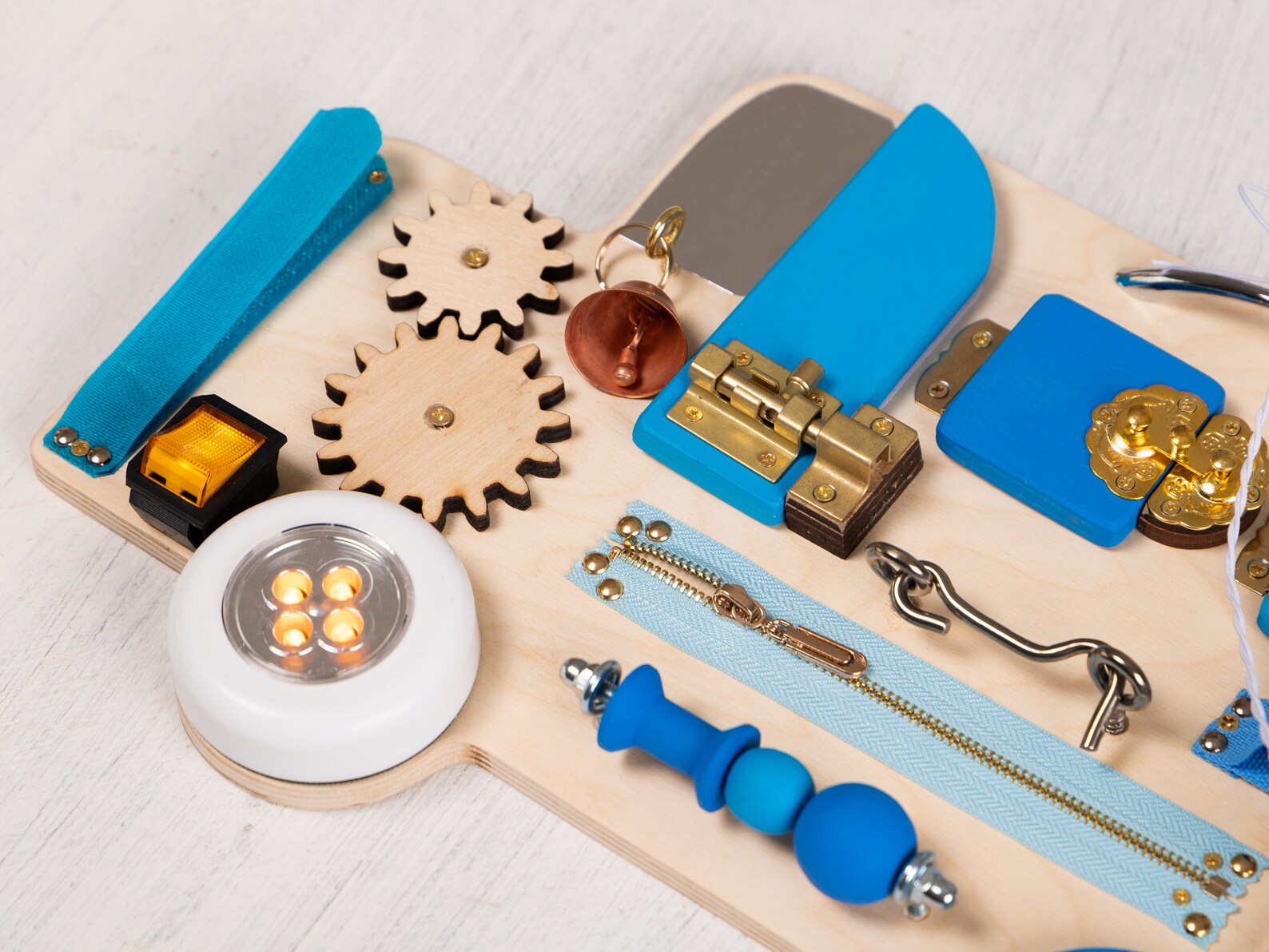 Busy Board for 2 Year Old Christmas Gift for Busy Toddler Etsy