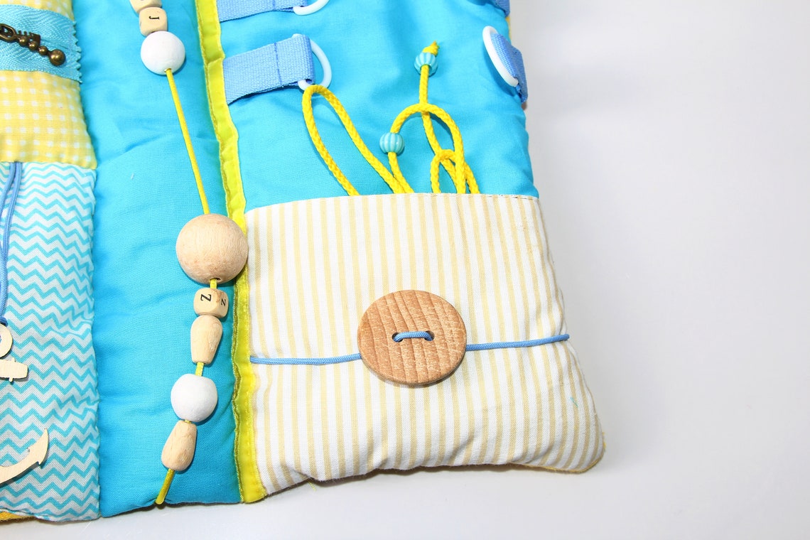 Baby activity blanket Soft Travel Toy Fidget blanket with Etsy