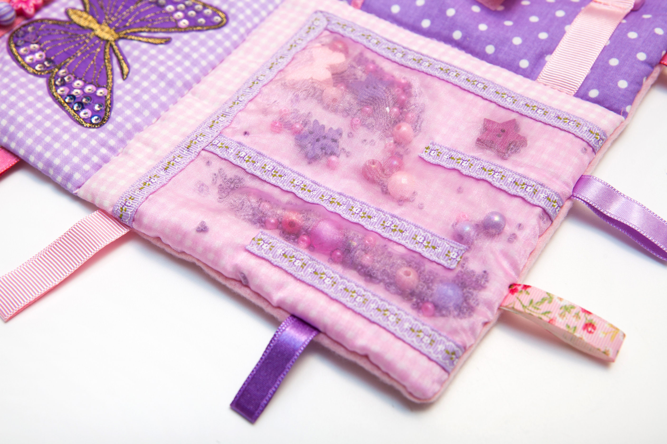 Fidget Sensory Blanket 30x30 blanket for baby girl Etsy