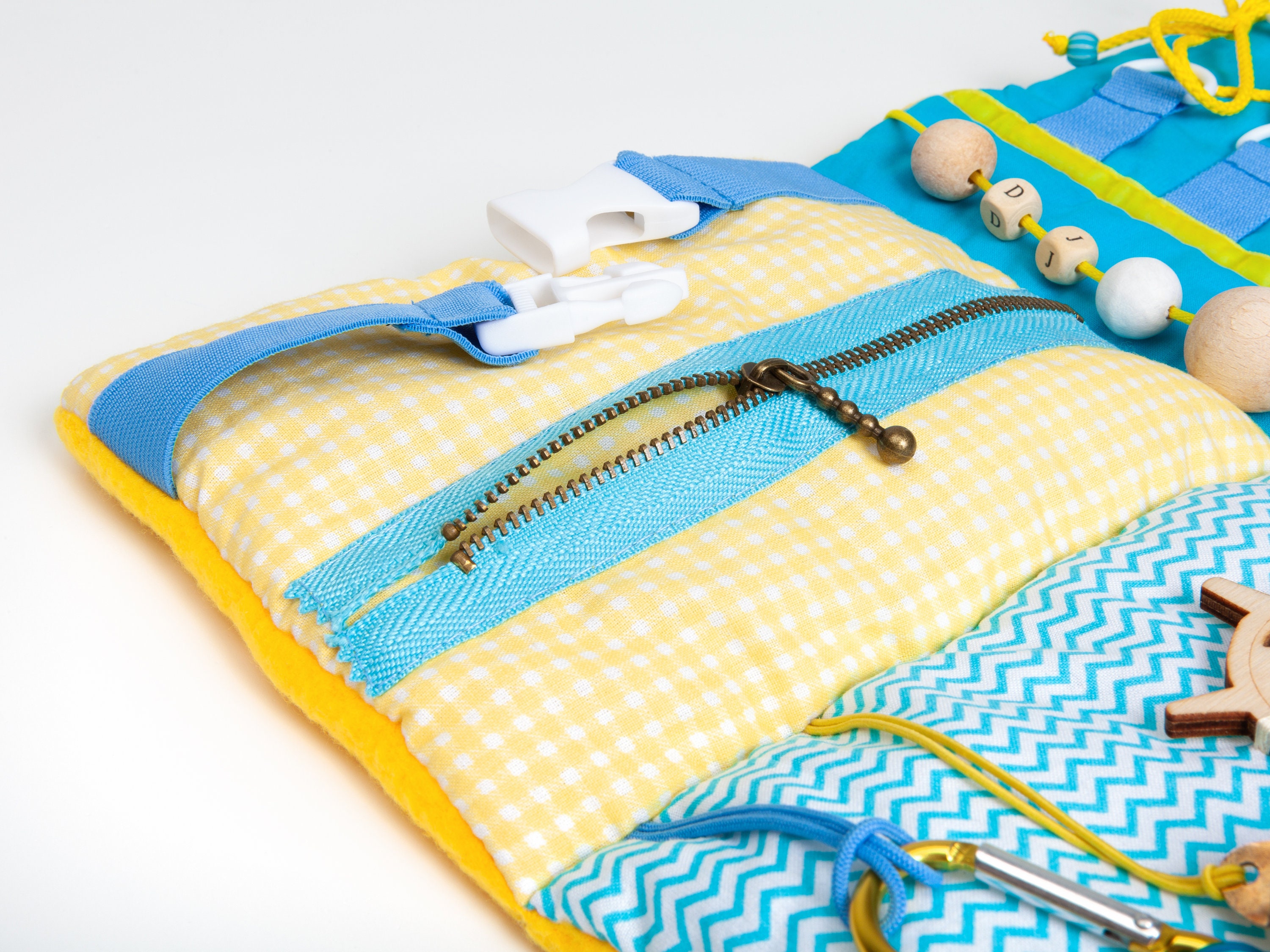 Baby activity blanket Soft Travel Toy Fidget blanket with Etsy