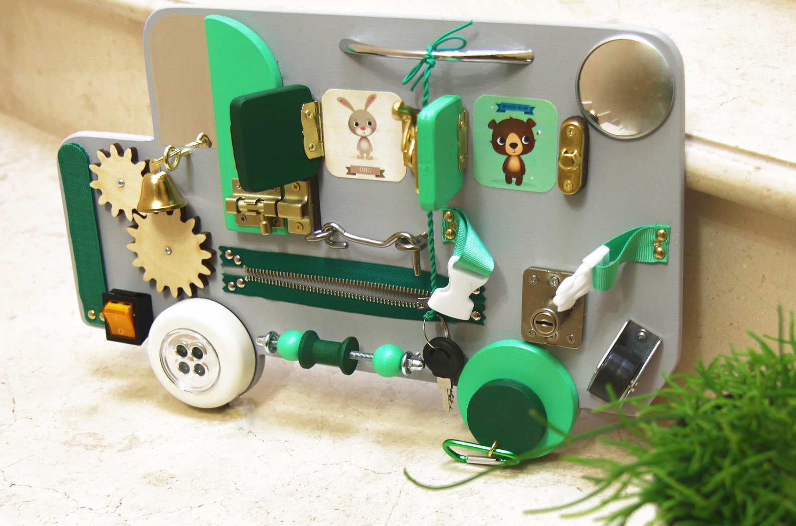 Toy for Travel Activity Board Toy for Trip Toddler Busy Etsy UK