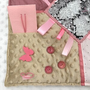 Never worry about losing a piece, as all items are securely attached to each other.