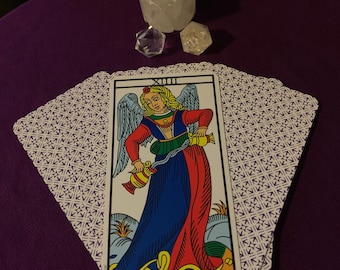 Lectura de Tarot de tres meses + 3 cartas del Oráculo - Incluye documento de Word/PDF/descarga digital