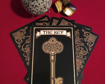 Lectura de cartas del Oráculo de Cinco Cartas (Documento Word/PDF/Descarga digital incluida)