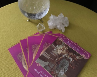 Lectura de cartas del oráculo del amor - Incluye documento de Word/PDF/descarga digital