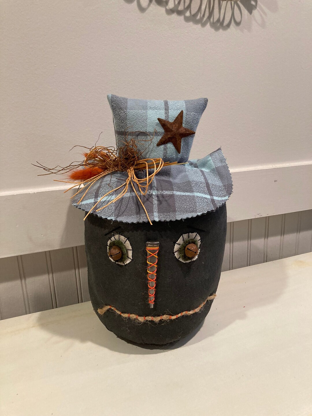 Primitive Pumpkins, Primitive Fall Halloween Pumpkin, Jack O Lantern ...
