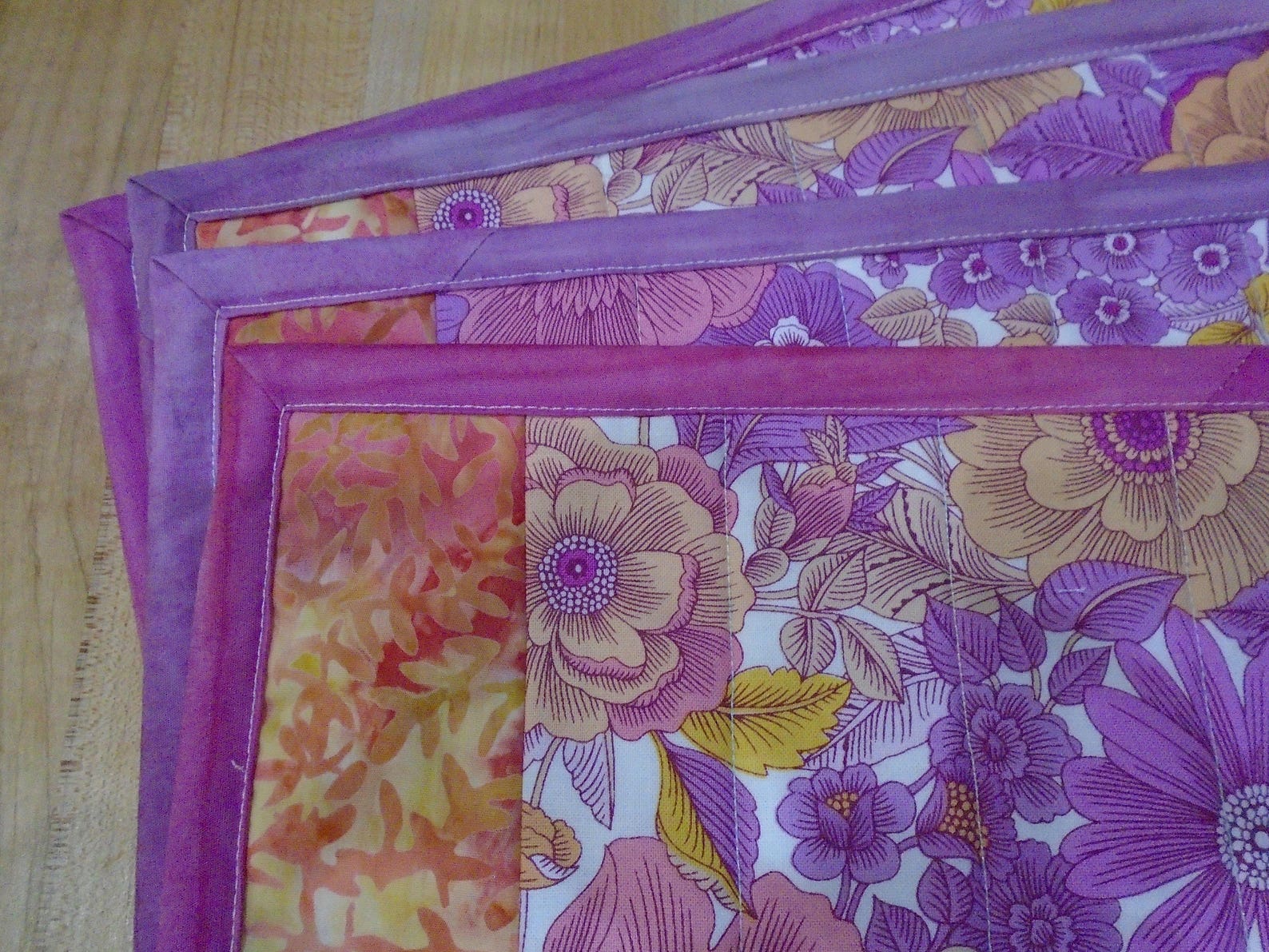Placemats Handmade Placemats Set of 4 Placemats Floral Etsy