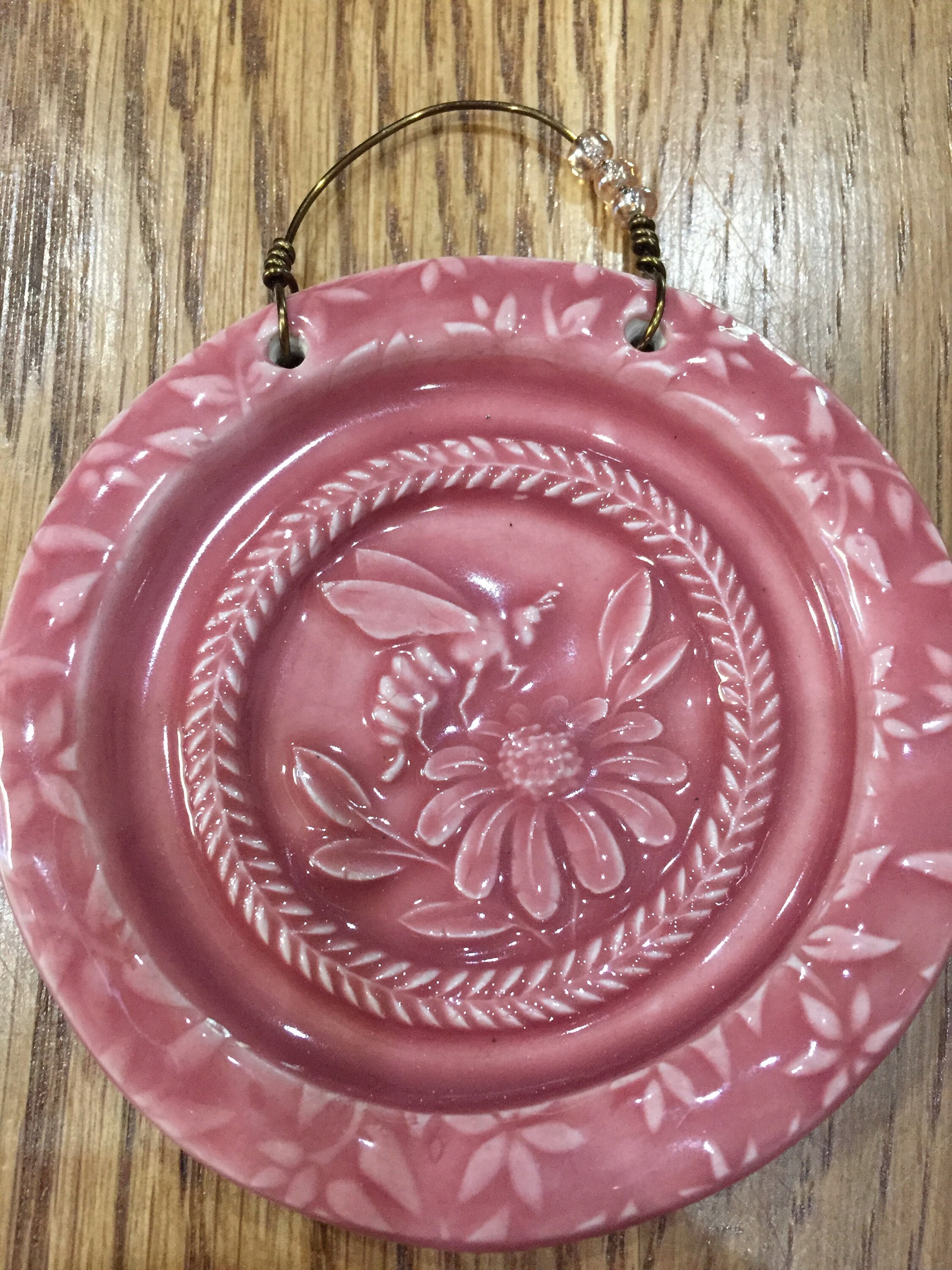 Azulejo de arte de cerámica de abeja rosa azulejos en | Etsy