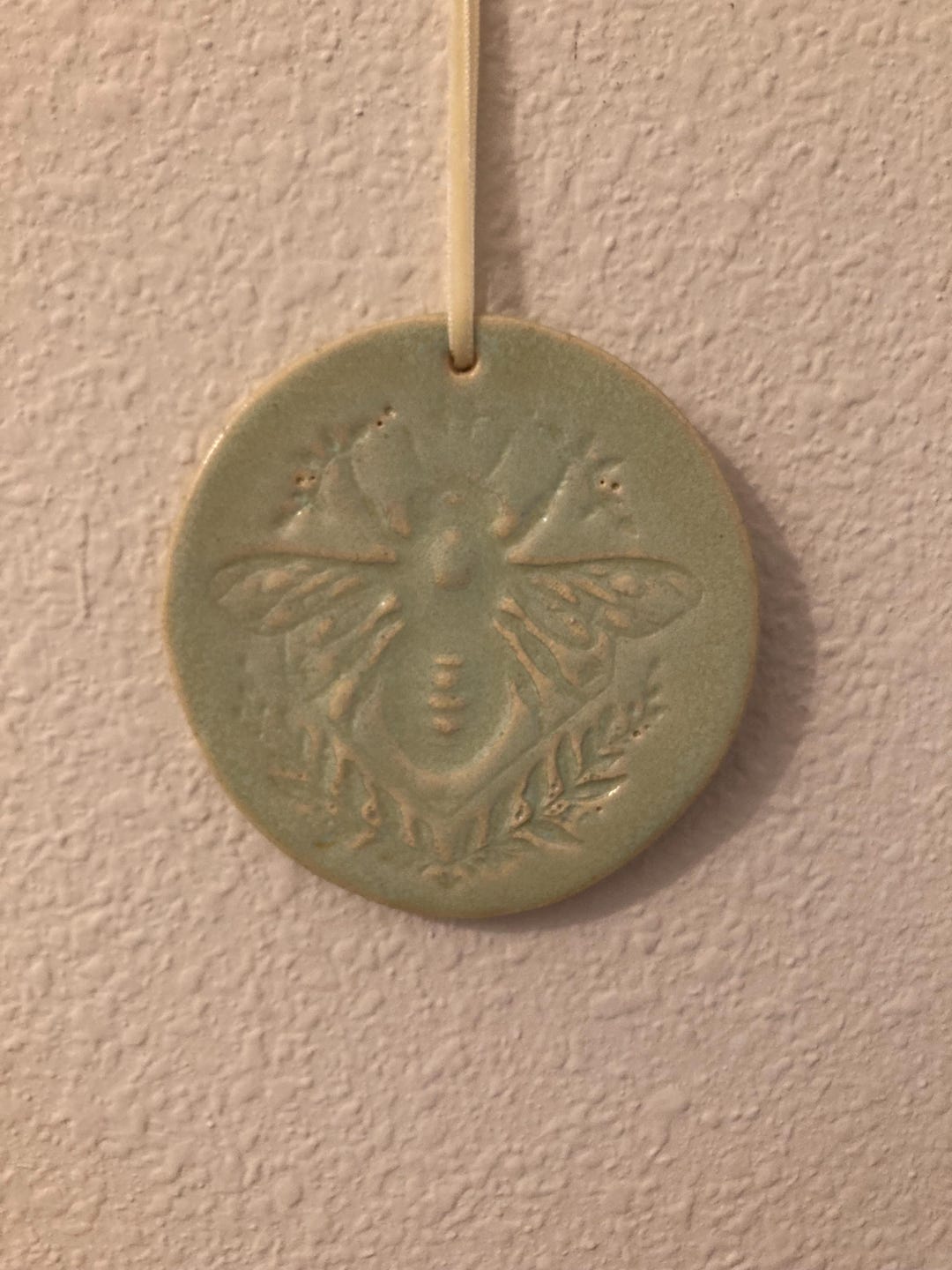 Honey Bee Wall Tile, Ceramic Ornament, Bee Tile, OOAK, Miniature Tile ...