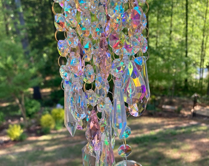 Crystal Suncatcher, Crystal Suncatchers for Window, Crystal Wind Chimes