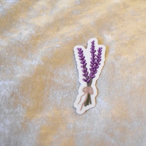 Lavender Dye Cut Sticker || Water Bottle Sticker | Cute Sticker | Gift for | Laptop Sticker | MacBook Sticker | Hydro Flask Sticker