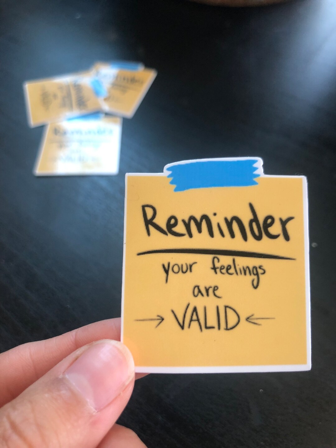 Reminder Your Feelings Are Valid Sticker || Water Bottle Sticker | Cute ...