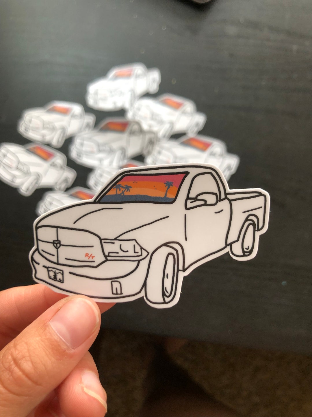 Dodge Ram R/T Sticker || Water Bottle Sticker | Cute Sticker | Gift for ...