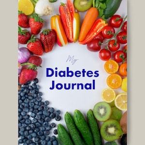 Digitaal diabetesdagboek voor Goodnotes op iPad, pdf, afdrukbare pagina&#39;s, hyperlink, minimalistisch, eenvoudig, gebruiksvriendelijk, maandelijks en dagelijks