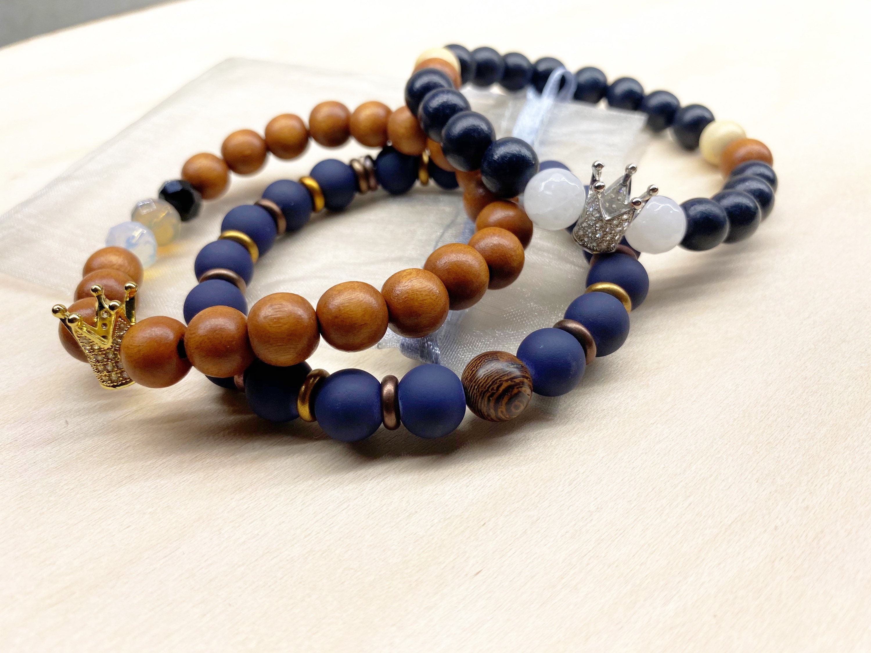 MEN Boy beaded bracelets Etsy