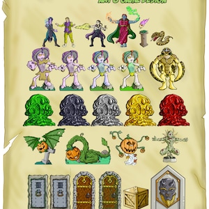 Paper Miniatures for RPGs - Set #1