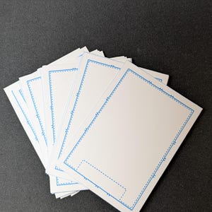 Artist Sketch Cards with Signature boxes - 20pcs