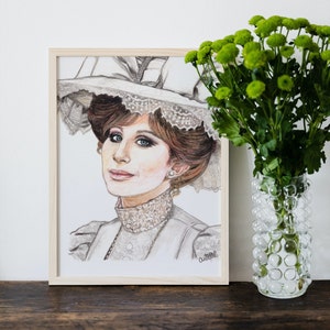 Hello, Dolly! Print, Barbra Streisand, Victorian, Digital Download, PDF, Wall Art