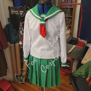 Anime school girl uniform