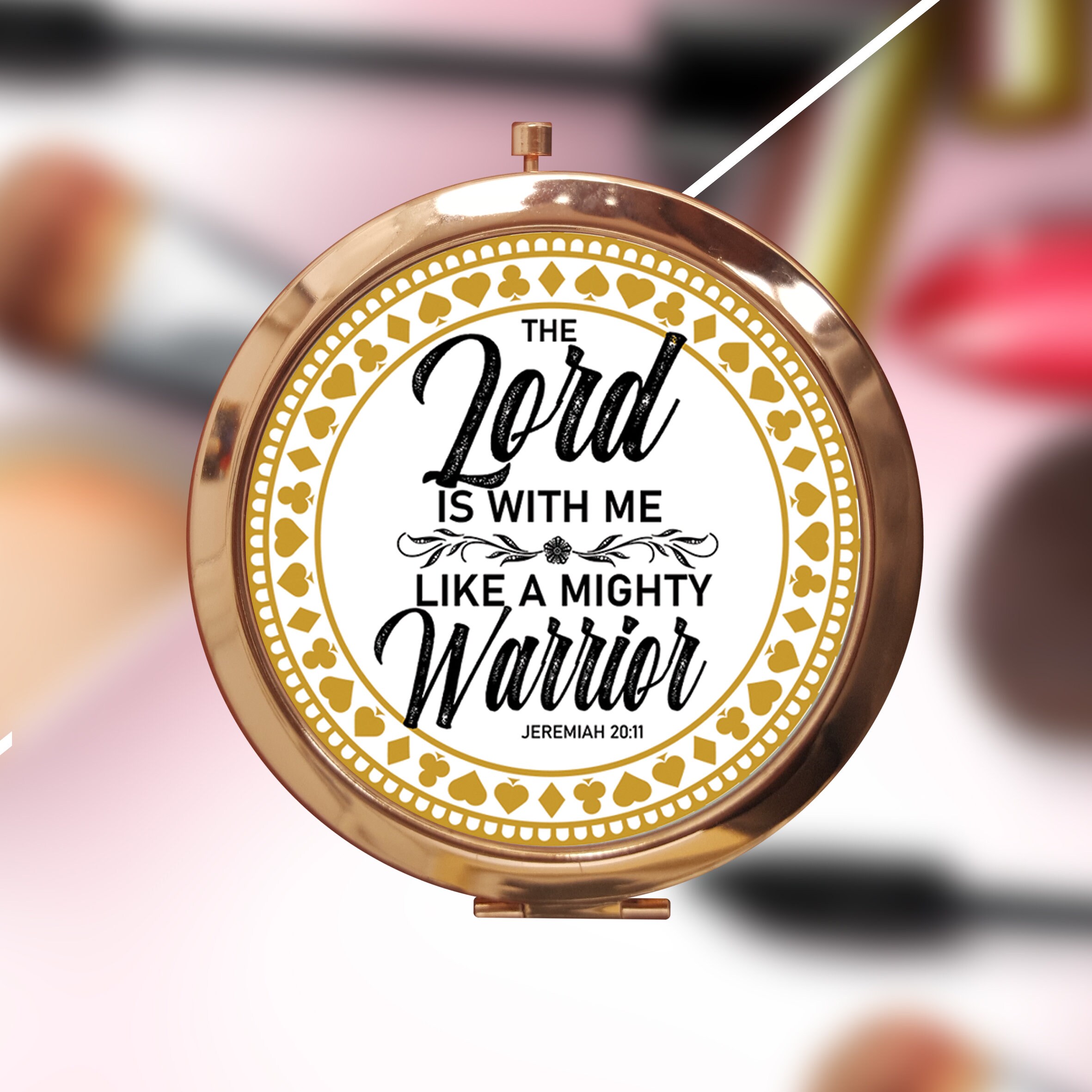 Christian Inspirational Personalised Compact Mirror. the Lord Etsy UK