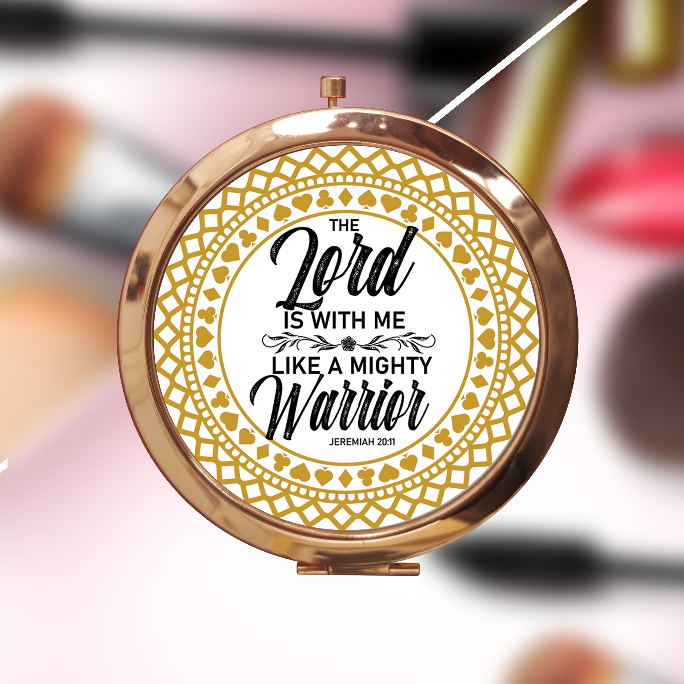 Christian Inspirational Personalised Compact Mirror. the Lord Etsy UK