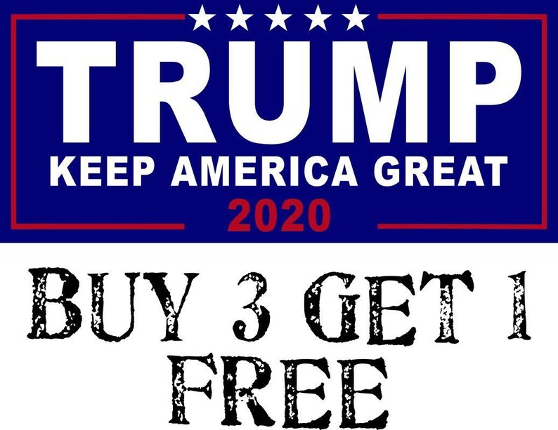 Trump Hair Keep America Great 2020 President Decal Bumper Sticker Make Again USA
