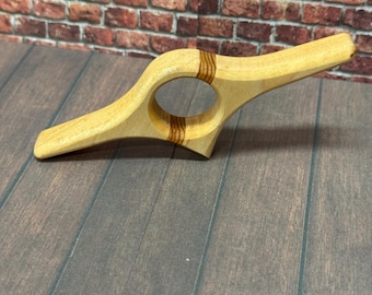 Portapáginas de madera hecho a mano: arce y pino antiguo
