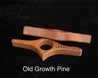 Sujetapáginas de madera hecho a mano: Pino antiguo reciclado