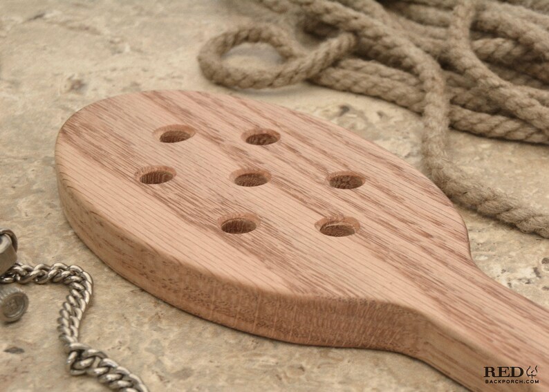 Hair Brush Paddle With Holes in Oak for BDSM Adult Spanking & Etsy UK