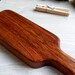 Boudoir Paddle in Jatoba Exotic Hardwood for OTK Spanking, BDSM Impact Play, Domestic Discipline, Femdom Punishment, Mdlb Fetish - Mature